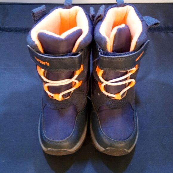 CARTER'S LACE UP TODDLER VELCRO STRAP CLOSURE SNEAKER BOOT - Picture 2 of 14